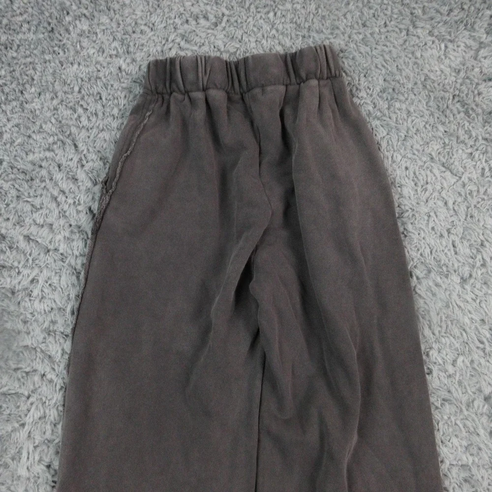 Elan Pants Womens XS Black Wide Leg French Terry Lounge Sweatpants 22x30.5* - Picture 11 of 13